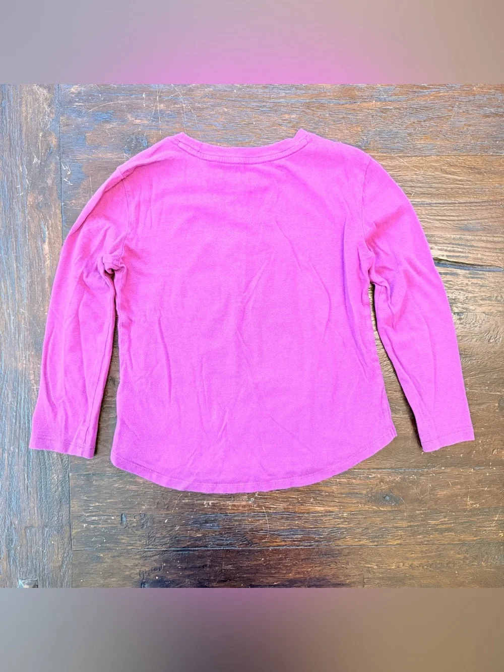 Gap Kids Halloween Long Sleeve Tshirt Black Cat Glow in the Dark S(6-7) Organic